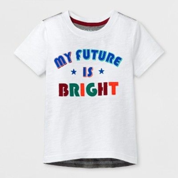 Cat & Jack Other - New CAT & JACK My Future Is Bright T-Shirt Tee